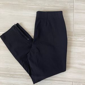 White House Black Market Skinny Ankle Crop Zip Pants